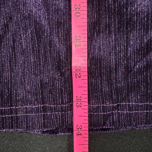 Entro Shimmering Eggplant Purple Mini Dress with Ruffle Sequence Detail - Picture 11 of 12